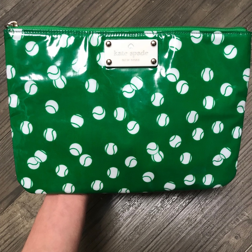 Kate Spade Tennis Collection Makeup Pouch Bag